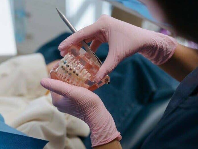 Teeth straightening surgery