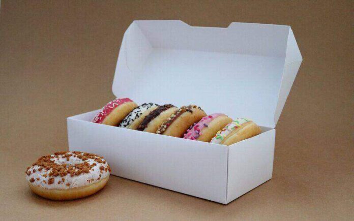 custom donut tray boxes