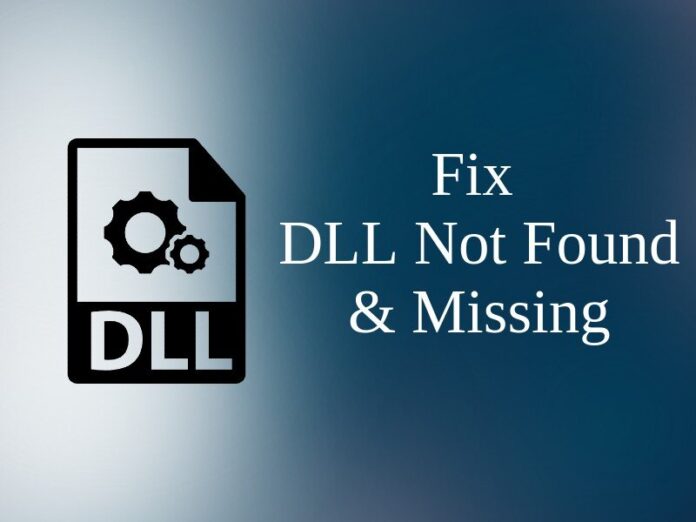 Fix DLL Not Found Missing