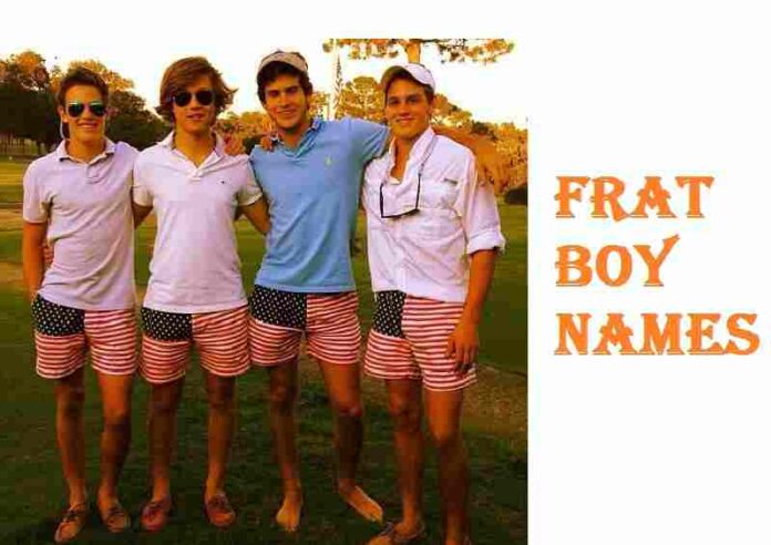 Frat Boy Names