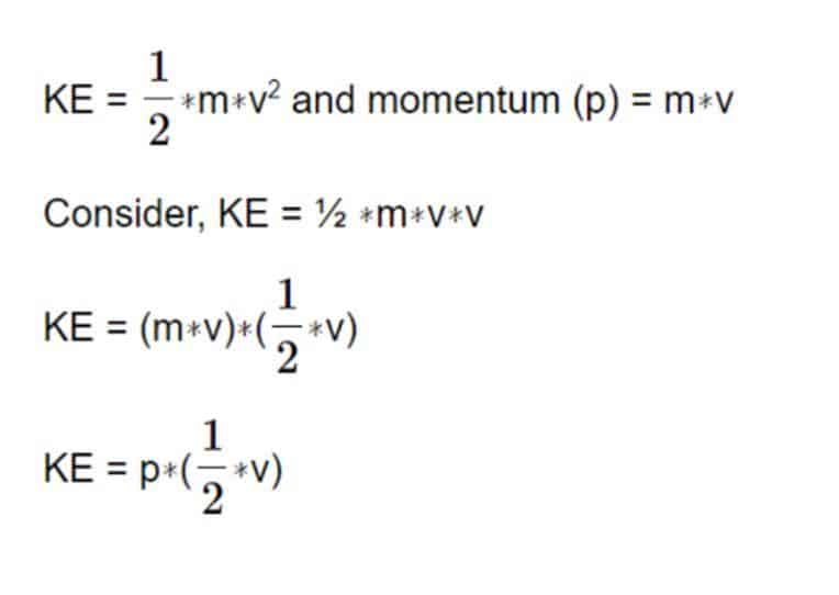 Relation between Energy and Velocity