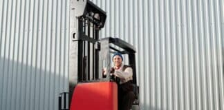 6 Mistakes Businesses Make When Purchasing Their First Forklift Man Operating Forklift